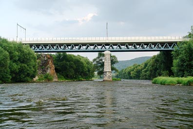 železniční most v Klášterci n. O.